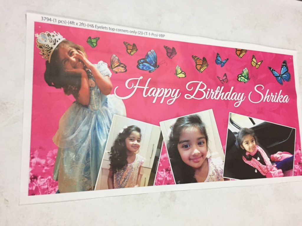Banners for birthday party
