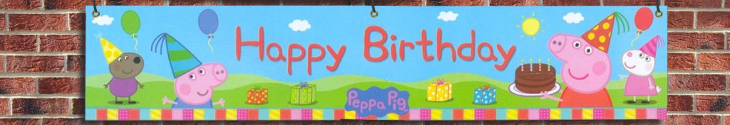 Banners for birthdays